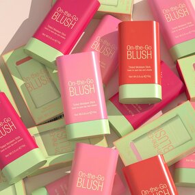 Blush Stick Manufacturer - Vegan Cosmetic Face Glow Cream En Barra Custom Logo