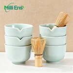 Matcha Tea Set Manufacturer - Organic JAS/EU/USDA Matcha Set Bamboo Whisk Customize Natural Tea Set