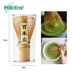 Matcha Tea Tool Manufacturer - Japan Bamboo Tin Can 30g Whisk Extract Ceremony Grade Set Spoon