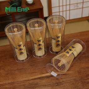 Matcha Tea Tool Manufacturer - E38 Custom Wholesale Japanese Ceremony Grade Bamboo Whisk Set