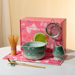 Matcha Tea Tool Manufacturer - Hot New Design Bamboo Whisk Bowl Set Green Tea Powder Accessories