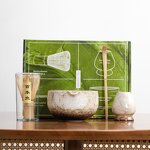 Matcha Tea Set Manufacturer - Custom 6-Piece UJI 6A Ceremony Grade Gift Set Matcha Box