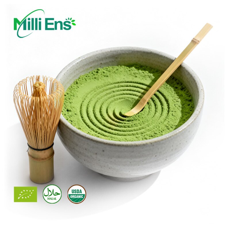 Matcha Powder Manufacturer - USDA EU HALAL Organic Certified Ceremony Grade Green Tea for Tea Drinks