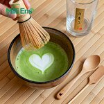 Matcha Tea Tool Manufacturer - E18 ODM/OEM Natural Bamboo Matcha Tea Set for Tea Competition