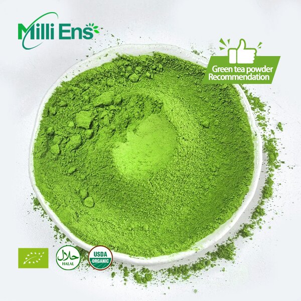 Green Tea Powder Manufacturer - 100% Organic USDA EU HALAL Certified 10kg Carton Fine Powder