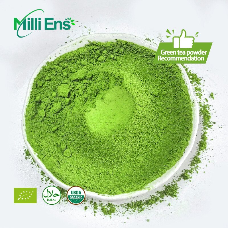 Green Tea Powder Manufacturer - 100% Organic USDA EU HALAL Certified 10kg Carton Fine Powder