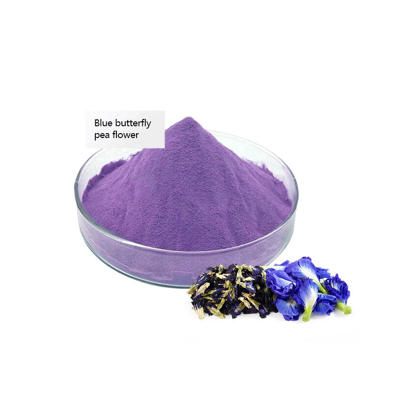 Herbal Extract Powder Manufacturer - Organic Bulk Blue Butterfly Pea Flower Extract Juice Natural Pigment