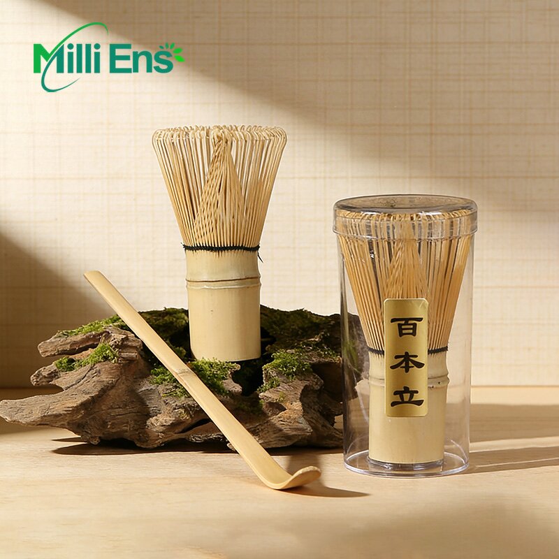 Matcha Tea Tool Manufacturer - E84 Custom Logo Wholesale Japanese Ceremony Grade Bamboo Whisk Spoon