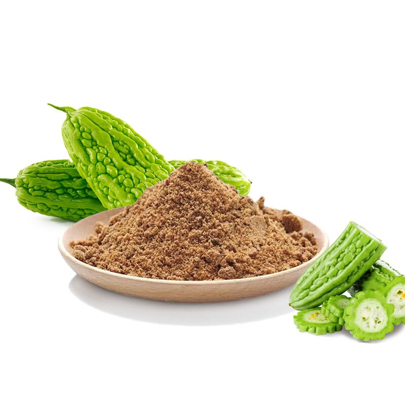 Herbal Extract Powder Manufacturer - Food Grade Bitter Melon Extract 4:1/10:1/10% Momordicoside Bottle