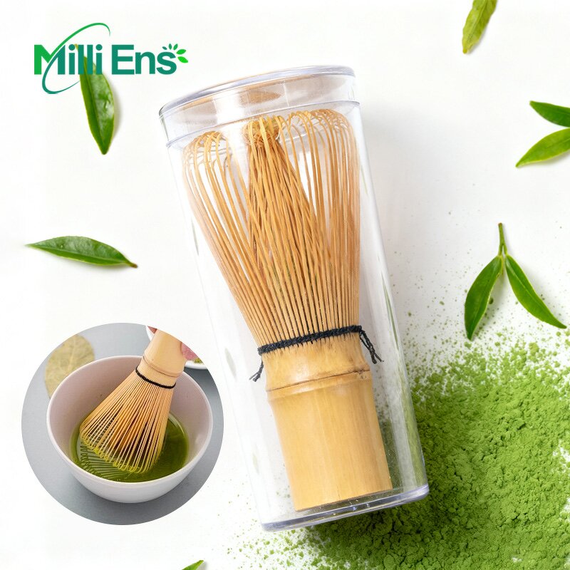 Matcha Tea Tool Manufacturer - Japan Bamboo Tin Can 30g Whisk Extract Ceremony Grade Set Spoon