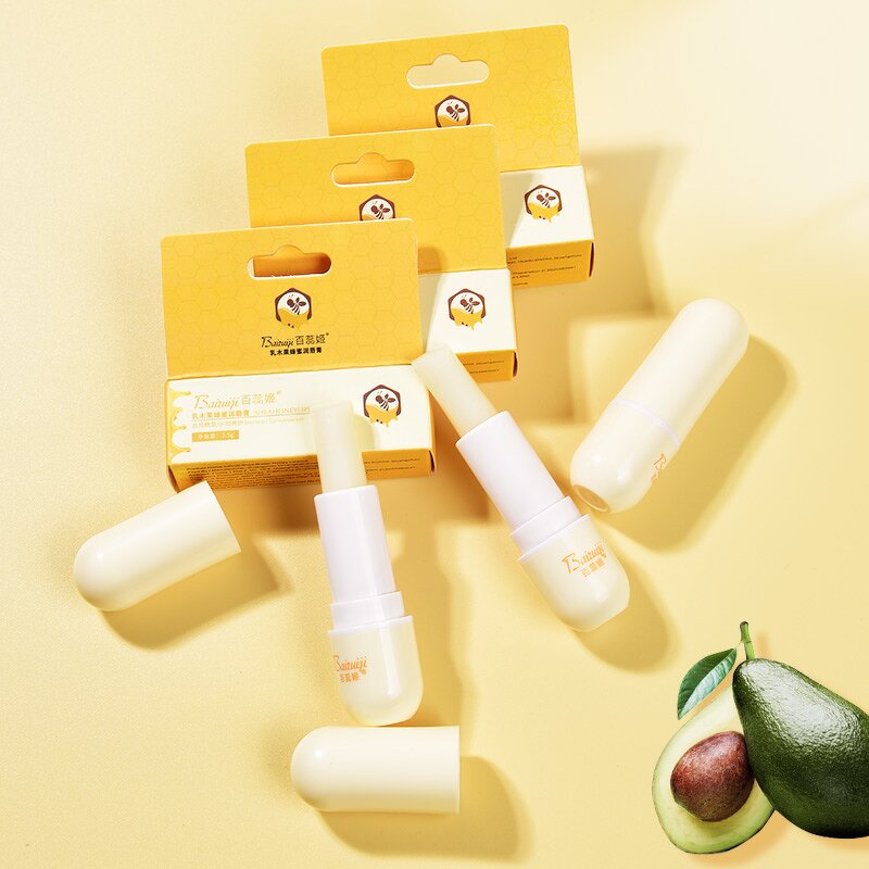 Lip Balm Stick Manufacturer - Custom Logo Vegan Shea Butter Honey for Dry Lips - Bulk