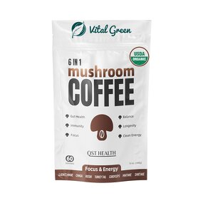 Mushroom Coffee Powder Manufacturer - 7 in 1 Chaga Instant Reishi Organic Lions Mane Ganoderma