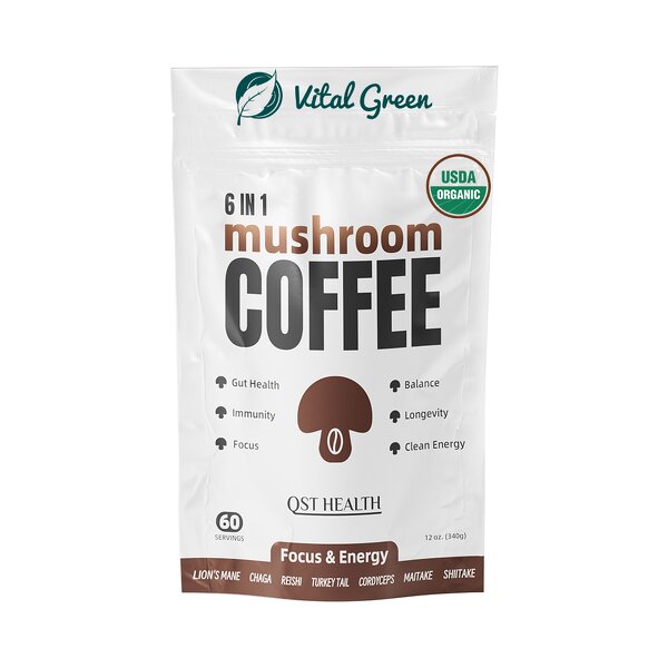 Mushroom Coffee Powder Manufacturer - 7 in 1 Chaga Instant Reishi Organic Lions Mane Ganoderma