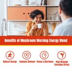 Mushroom Coffee Powder Manufacturer - Organic Chaga Cordyceps Instant 14 Blend 7 Mushroom Mixed