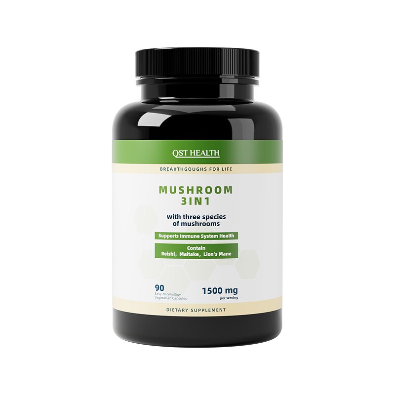 Mushroom Capsules Manufacturer - 12 Mushroom Complex Powder Reishi Maitake Blend Lions Mane