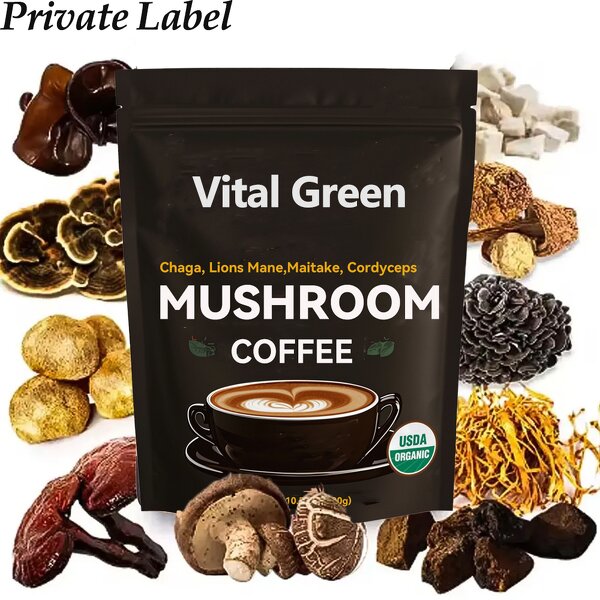 Mushroom Coffee Powder Manufacturer - Private Label Customized Weight Loss Certificate