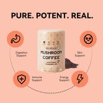 Mushroom Coffee Powder Manufacturer - Chaga Shiitake Instant Ganoderma Reishi Private Label Lions Mane