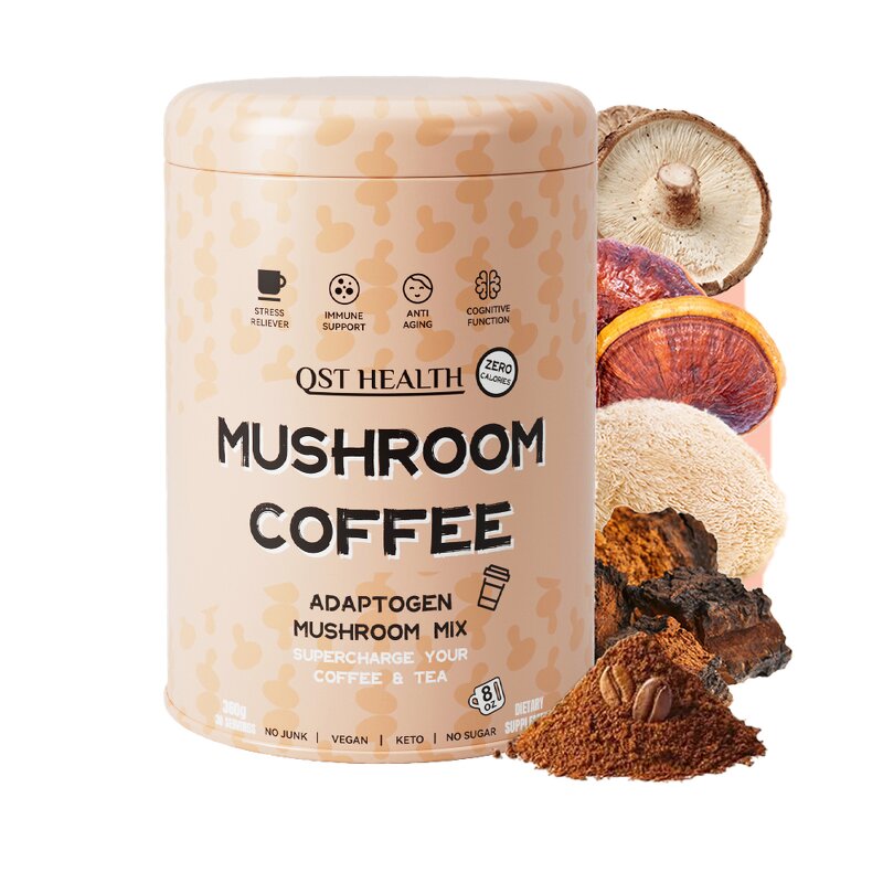 Mushroom Coffee Powder Manufacturer - Private Label Instant Ganoderma Chaga Reishi Organic Lions Mane