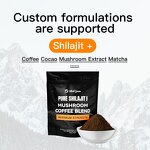 Mushroom Coffee Powder Manufacturer - Private Label Bulk Mushrooms Blend Himalayan Shilajit Extract