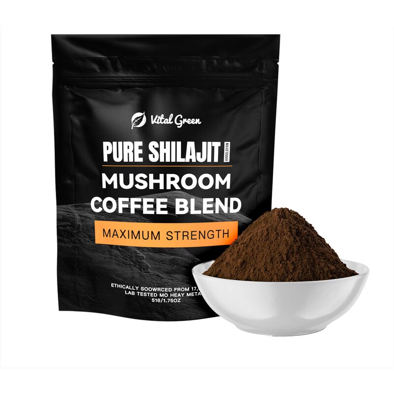 Mushroom Coffee Powder Manufacturer - Private Label Bulk Mushrooms Blend Himalayan Shilajit Extract