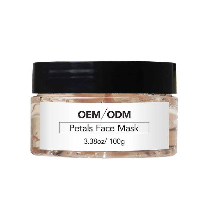Face Mask Manufacturer - OEM Private Label Korean Rose Petal Gel Mask Clay Mask Moisturizing Organic