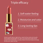 Lip Gloss Manufacturer - New Red Series Sexy Lipstick Chocolate Flavor Silky Lip Gloss Korean Cosmetics