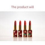 Lip Gloss Manufacturer - New Red Series Sexy Lipstick Chocolate Flavor Silky Lip Gloss Korean Cosmetics