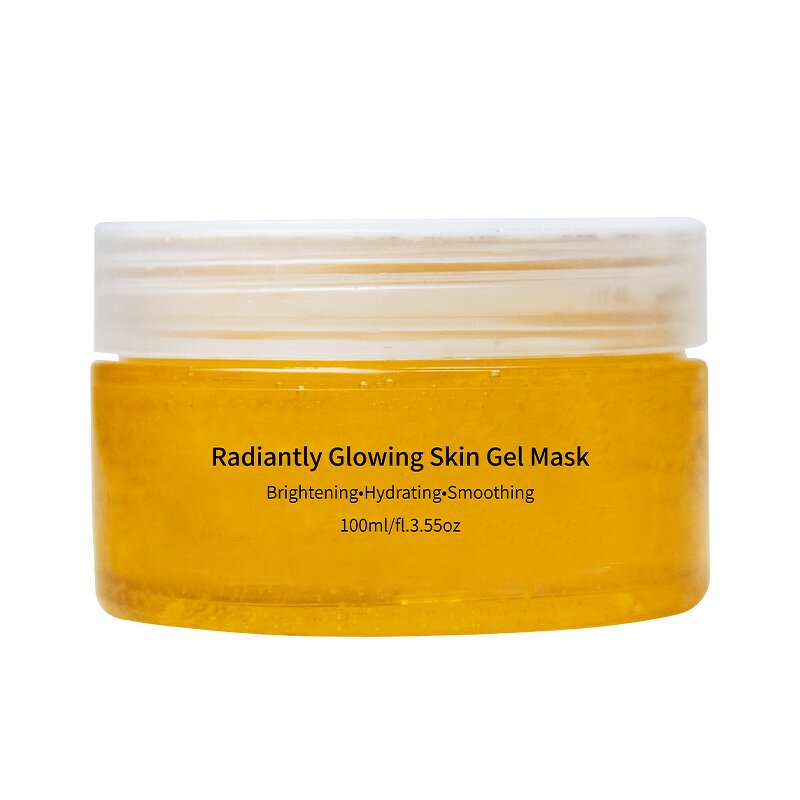 Facial Mask Manufacturer - 100ml Glowing Skin Gel Mask Tranexamic Acid Glutathione Arbutin Turmeric Serum