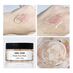 Face Mask Manufacturer - OEM Private Label Korean Rose Petal Gel Mask Clay Mask Moisturizing Organic