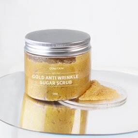 Body Scrub Manufacturer - Private Label Whipped Bodyscrub Vegan Whitening Organic 24K Gold Exfoliating Scrub