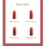 Lip Gloss Manufacturer - New Red Series Sexy Lipstick Chocolate Flavor Silky Lip Gloss Korean Cosmetics