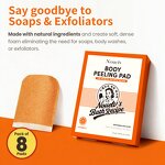 Body Peeling Pad Manufacturer - 8 Pads with Vitamin C Exfoliating Whitening & OEM/ODM Factory