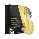 Eye Mask Manufacturer - 24K Gold 20pcs Hyaluronic Acid Anti-Puffiness & OEM