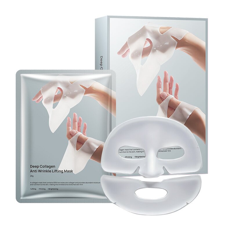 Sheet Mask Manufacturer - 5 Pieces Deep Collagen Anti-Wrinkle Lifting Firming & OEM Wholesale