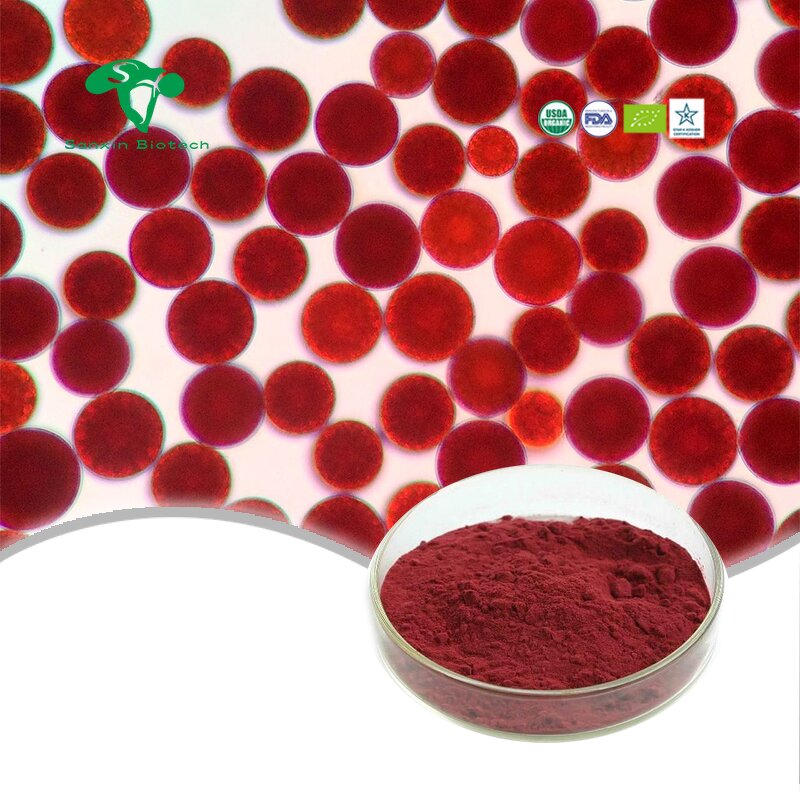 Astaxanthin Powder Manufacturer - 5% Haematococcus Pluvialis Extract & Wholesale