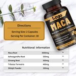 Maca Capsules Manufacturer - Root Pills Natural Energy Supplement & OEM Factory