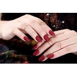 Nail Tips Manufacturer - Water Drop Almond Euro-n French - Cute Wearing Art Charms Wholesale