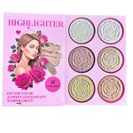 Makeup Book Manufacturer - Factory Price Low MOQ 4 In1 - Plush Highlighter Press Powder