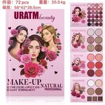 Makeup Book Manufacturer - Factory Price Low MOQ 4 In1 - Plush Highlighter Press Powder