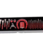 Makeup Brush Set Manufacturer - 23-Piece Diamond Bling - Synthetic Pink Rhinestone Gift Box