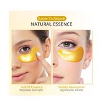 Eye Mask Manufacturer - Private Label - Puffy Eyes Wrinkle Remover 24K Gold Collagen