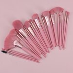 Makeup Brush Set Manufacturer - Synthetic Hair With Bag - 24pcs Plastic Handle Private Label