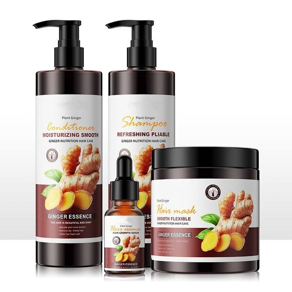 Hair Care Set Manufacturer - Ginger Shampoo Conditioner - Anti Dandruff Growth Wholesale