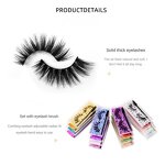 Eyelashes Manufacturer - Mink 1pair V Shape - Invisible Plastic Cotton Wholesale