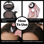 Hairline Powder Manufacturer - OEM/ODM 15 Color - Root Cover Up Fiber Concealer