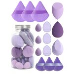 Makeup Sponge Set Manufacturer - 15 in 1 - 5 Popular Colors In A Bottle Wholesale