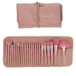 Makeup Brush Set Manufacturer - Synthetic Hair With Bag - 24pcs Plastic Handle Private Label