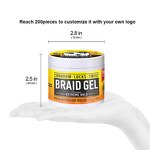 Braid Gel Manufacturer - Low MOQ Non Flaking - Strong Hold Water Base Private Label