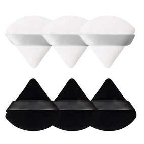 Powder Puff Manufacturer - Black Triangle - Soft Cosmetic Free Samples Hot Sale