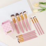Makeup Brush Set Manufacturer - Instock 12 Pcs Bucket - Maquillaje Pormayor Wholesale